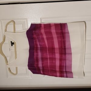 Ann Taylor sleeveless dress top.